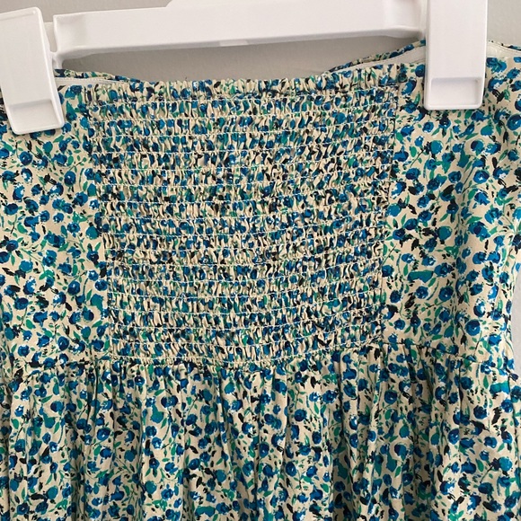 Free People Mustang Strapless Ruched Back Wide Leg Jumpsuit In Tea Combo - Picture 5 of 8